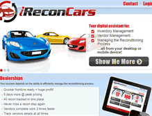 Tablet Screenshot of ireconcars.com